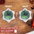 thumbnail image 3 of 3drose, Moray Eel, 3 inch Snowflake Porcelain Ornament, 3 of 7