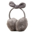 thumbnail image 1 of Orejeras con diseño de pajarita de amor Orejas de conejo orejeras cálidas de invierno, 1 of 5
