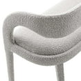 thumbnail image 6 of Modway Pinnacle Boucle Fabric Accent Bench in Taupe, 6 of 9
