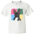thumbnail image 3 of Inktastic Blue French Bull Dog Youth T-Shirt, 3 of 5