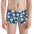 thumbnail image 5 of Yiaed Star Penguin Print Boys' Boxer Briefs Cotton Casual Stretch Comfort Boys Boxers - Kids Boxer Briefs Underwear for Boys (6-18)-Medium, 5 of 5