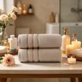 thumbnail image 5 of Jubipavy Cotton Hand Towel 29.5 x 13.7 in, Everyday Absorbent Face Towel, Soft Multi-Stripe Towel for Bathroom & Daily Use, 5 of 5