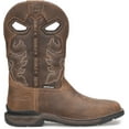 thumbnail image 2 of Double-H Boots Men's Wilmore 11” Waterproof Wide Square Toe Roper Non-Metallic Soft Toe Work Boot Brown - DH5380, 2 of 7