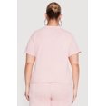 thumbnail image 4 of Women's Plus Size Acid Wash Los Angeles Graphic Crew Neck T-Shirt, 4 of 4