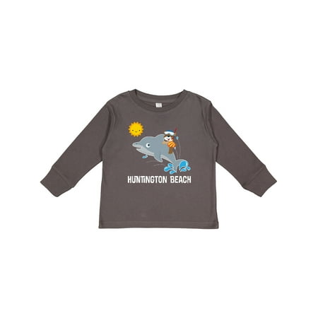 

Inktastic Huntington Beach California Gift Toddler Boy or Toddler Girl Long Sleeve T-Shirt