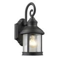 thumbnail image 2 of CHLOE Lighting GALAHAD Transitional 1 Light Rubbed Bronze Outdoor Wall Sconce 16" Height, 2 of 2