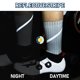 thumbnail image 5 of Calcetines de ciclismo unisex Rayas reflectantes Antideslizantes Silicona Transpirable Calcetines po Abanopi Calcetines de ciclismo, 5 of 7