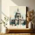 thumbnail image 6 of St Paul's Cathedral London Canvas Print/Wall Art， Suitable for Living Room， Bedroom， Office， Study， and Hotel Decoration., 6 of 8
