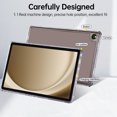 thumbnail image 5 of Allytechgroup Clear Case for Galaxy Tab A9+/A9 Plus 11 inch 2023,  Slim Lightweight Anti Yellowing Slim Shockproof Protective Cover for Tab A9 Plus Tablet (SM-X210/X216) Women Men, Black, 5 of 7