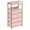 Pink, variant on 5 Drawers Dresser, Tall Dresser for Bedroom,Chest of Drawers with Hooks for Closet, Wood Vertical Dresser for Living Room, Hallway, Entryway