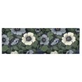 thumbnail image 6 of Yayeee Kitchen Valance Rod Pocket 54" x 18" Living Room Window Curtain, Dark Floral, 6 of 6