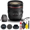 thumbnail image 1 of Canon EF 24-70mm F/4L IS USM Lens (6313B002) + Filter Kit + Cap Keeper + More(International Model), 1 of 3