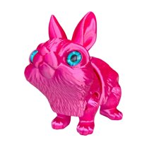 LEWEEN Red 3D Printed Easter Bunny Movable Joint Toy, Stress-relieving Sensory Finger Toy Easter Gift, Desktop Decor Ornament For Home Party Kids