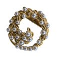 thumbnail image 1 of Faux Pearls Bufanda Hebilla Clip de Diapositivas para El Cuello de Envoltura Broche Pin de Cumpleaños de San Valentín, 1 of 9