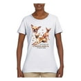 thumbnail image 2 of Wild Bobby, If It's Not a Chihuahua It's Just a Dog Gift, Women Graphic Tee, White, X-Large, 2 of 4
