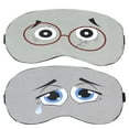thumbnail image 1 of Coofit 2PCS Eye Mask Creative Cute Adjustable Light Block Eye Cover Blindfold for Sleep, 1 of 7