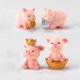 thumbnail image 2 of Figuras de cerdo de 7 piezas, adornos para pasteles, figuras de cerdo, juego de juguetes, figuras de cerdo, 2 of 5