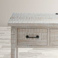 thumbnail image 4 of Jofran North Coast 42" Washed Finish Three Drawer USB Charging Sofa Table, 4 of 9