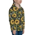 thumbnail image 3 of Sikiie Sunflowers Youth Hoodie Sweatshirt Pullover Hooded Classic Casual Essentials Hoodiefor Boys Girls Kids -Small, 3 of 6