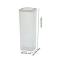 thumbnail image 3 of Giunmcul Holiday Deals Airtight Bread Storage Containers Plastic Reusable Loaf Cake Clear Bread Dispenser Fresh Bread Organizer Bin, 3 of 5