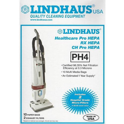 Healthcare Pro Lindhaus Vacuum Cleaner Replacement Bag 10 Pack