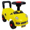 thumbnail image 1 of Montable para Niños THE BABY SHOP Correpasillos 48 cm con Respaldo Amarillo, 1 of 6