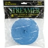 Crepe Streamers, 1.75" x 500', Turquoise