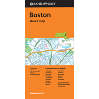 Folded Map Boston Street Map