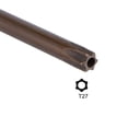 thumbnail image 4 of Unique Bargains T27 Anti-Inviolable Torx Star Clé Bit Clé, en Forme de L 5,71 Pouces de Long Bras, S2 Acier 2 Pack, 4 of 5