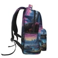 thumbnail image 3 of Easygdp Fantasy Landscape Starry Night Mochila Ergonómica Versátil para Laptop - Múltiples Bolsillos, Correas Ajustables, Unisex para Escuela, Viajes y Actividades al Aire Libre-One Size, 3 of 5