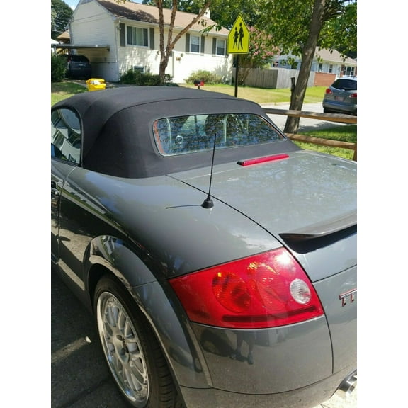 9" Black Stainless Antenna Mast Power Radio AMFM for AUDI TT 2001-2015 Brand New