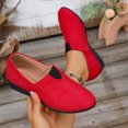 thumbnail image 5 of YOUYEDIAN Loafers for Women Spring Fall Pointed Toe Versatile Slip On Wedge Heel Shoes Fashion Comfortable Casual Shoes, 5 of 5