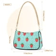 thumbnail image 3 of FORMRS Womens Shoulder Bag with Chain Strap Clutch Purse Cute Tote Handbag, Strawberry Pattern, 3 of 7