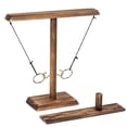 thumbnail image 1 of Juego de lanzamiento de aros para niños y adultos, juego de batalla interactivo para 2 jugadores, juegos de mesa de madera hechos a mano para bares y fiestas en casa., 1 of 5
