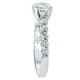 thumbnail image 3 of Pompeii Diamond Engagement Ring 2 1/2Ct Round Cut Solitaire 14K White Gold Lab Grown, 3 of 4
