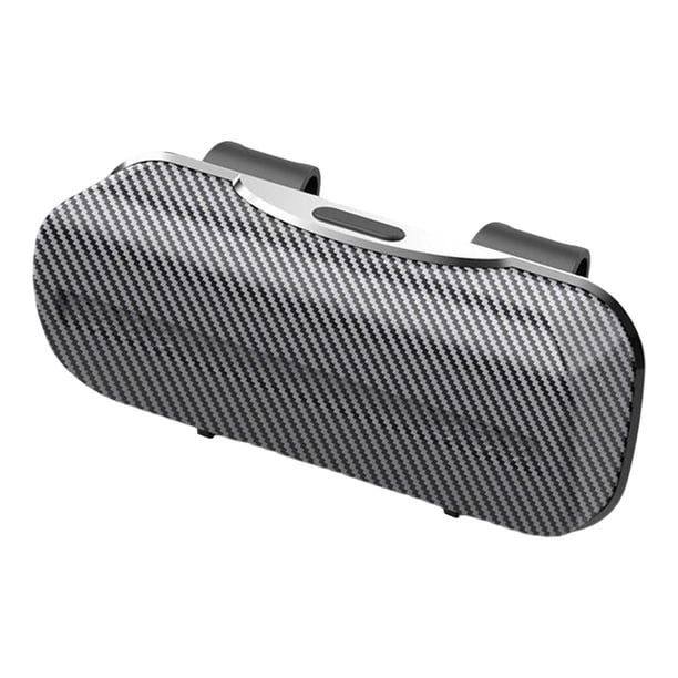 Estuche para gafas de sol para visera de coche. Accesorios para visera de vehículo. Organizador rígido y resistente para guardar gafas.