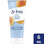 St. Ives Acne Control Exfoliating Face Scrub, Apricot Facial Exfoliator 6 oz