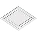 thumbnail image 3 of Ekena Millwork CMP30X20DD 20 x 30 in. Rectangle Diamant Architectural Grade Médaillon de Plafond Contemporain PVC, 3 of 4