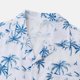 thumbnail image 5 of Hombres Casual Botones Playa Sin posicionamiento Estampado floral Turndown Camisa de manga corta Blusa Pompotops oipoqjl49164, 5 of 9