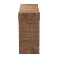 thumbnail image 3 of bali & pari Liza Bohemian Natural Seagrass Console Table, 3 of 6