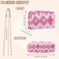 thumbnail image 4 of FORMRS Women Crossbody Purse with Chain Strap Vegan Leather Shoulder Handbag, Heart Geometric, 4 of 7