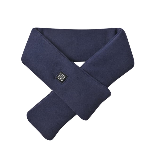 Winter Cold Proof Couple Solid Scarf USB Charging Heating Warm Scarf (Without Battery ) Neckerchief winter gloves Multicolor