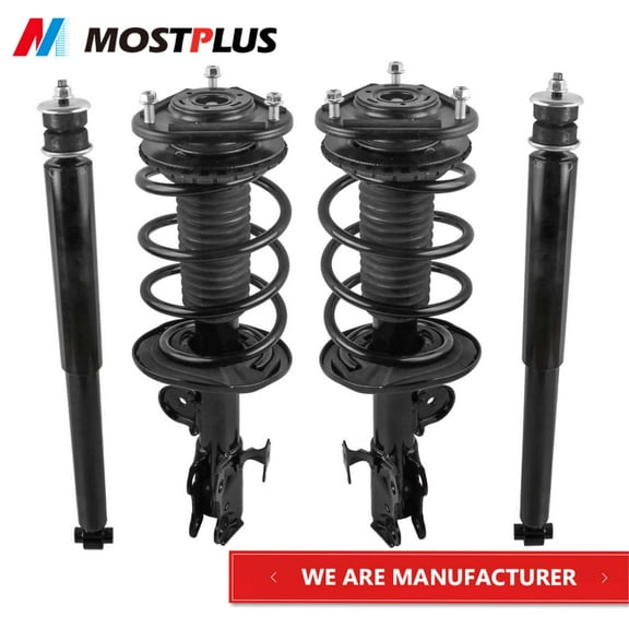 Set(4) Front Rear Struts Shock Absorbers Assembly For 08-15 Scion xB 2.4L FWD