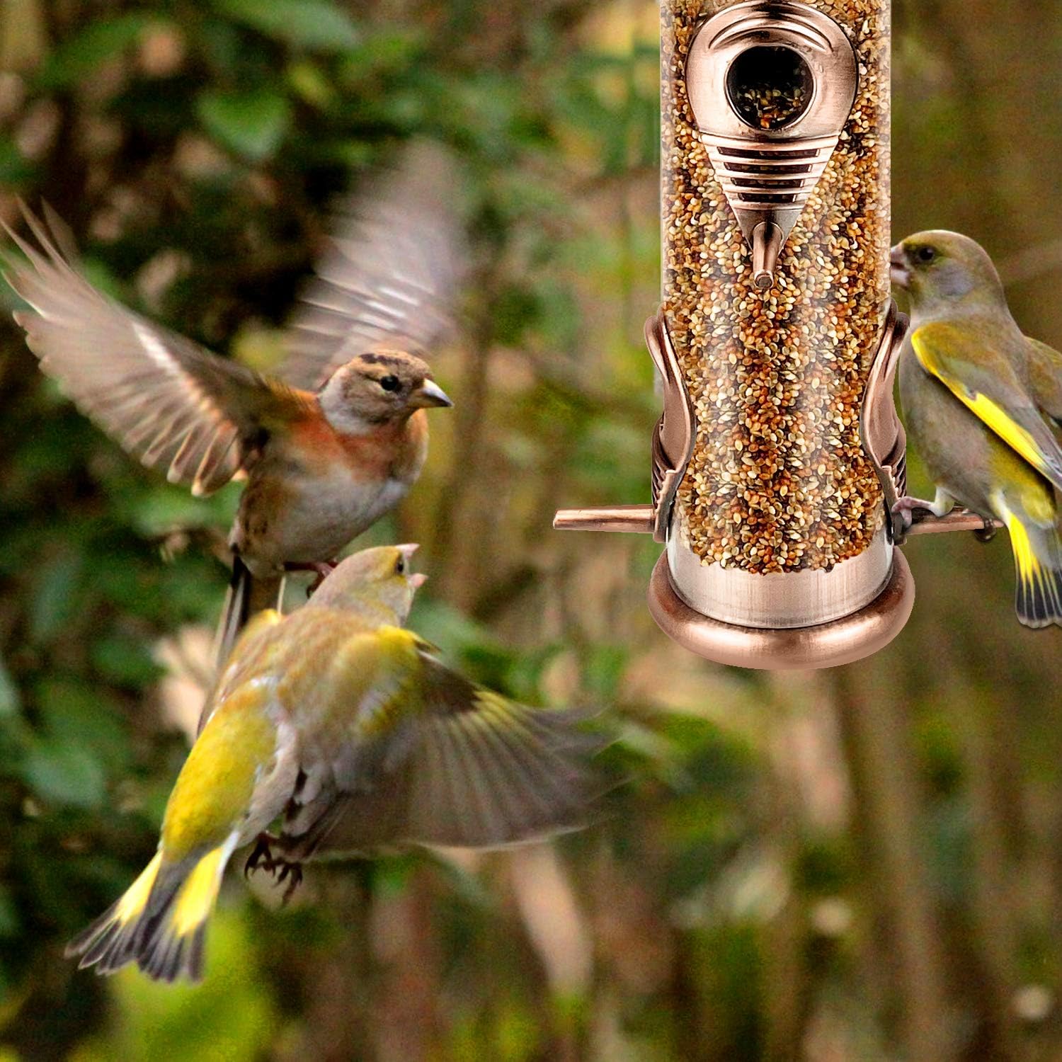 Urban Deco 2-Pack Metal Bird Feeder Tubes, 20 Inch photo 4