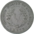 thumbnail image 2 of 1907 Liberty Head V Nickel 5 Cent Piece AF About Fine 5c US Coin Collectible, 2 of 2