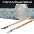 thumbnail image 3 of 2Pcs Professional Wooden Handle Agate Knife Gold Silver Jewelry Burnishing Polishing Accessory, 3 of 5