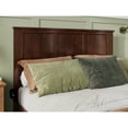 thumbnail image 6 of AFI Madison King Solid Wood Low Profile Platform Bed with Matching Footboard, Walnut, 6 of 10
