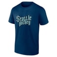 thumbnail image 2 of Men's Deep Sea Blue Seattle Kraken Ice Cluster T-Shirt, 2 of 4