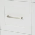 thumbnail image 3 of Ariel Hamlet 73 In. Double Oval Sink Vanity With White Quartz Countertop In White, 3 of 10