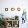 thumbnail image 3 of Espejos dorados para pared, paquete de 3, espejos de pared para decoración de habitaciones y decoración del hogar, espejos redondos dorados para decoración de paredes, espejos circulares, 3 of 5